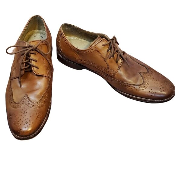 Florsheim Montinaro Wingtip Oxford Leather Shoes - Picture 1 of 5
